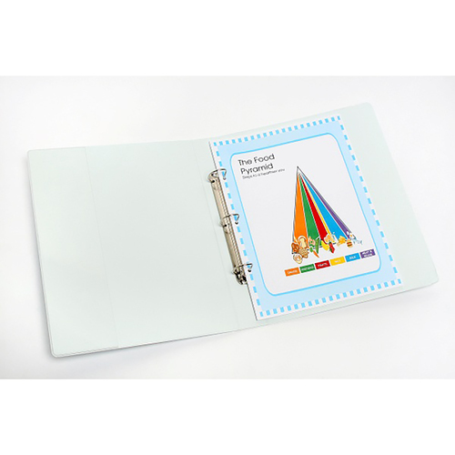 Marbig Clearview Insert Ring Binder A3 4D Ring 50mm - White