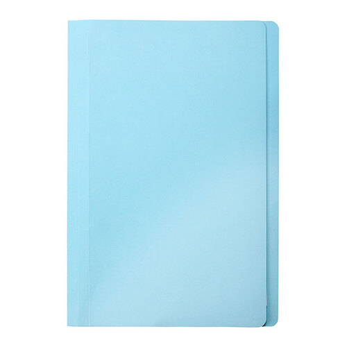 Marbig F/C Manilla Folder Foolscap 100 Pack 1108117 - Light Blue