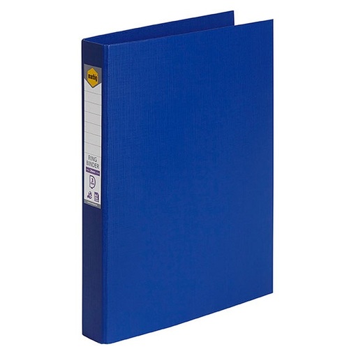 Marbig Binder Folder A4 3 D-Ring 25mm - Blue