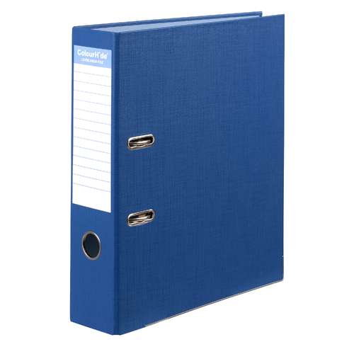 COLOURHIDE A4 Lever Arch File Folder PE 6802031J (CARTON OF 6 FOLDERS) - CLASSIC BLUE