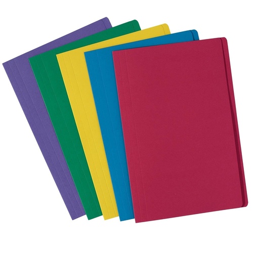 Avery Foolscap Manilla Folder 20 Pack - 5 Rainbow Colours