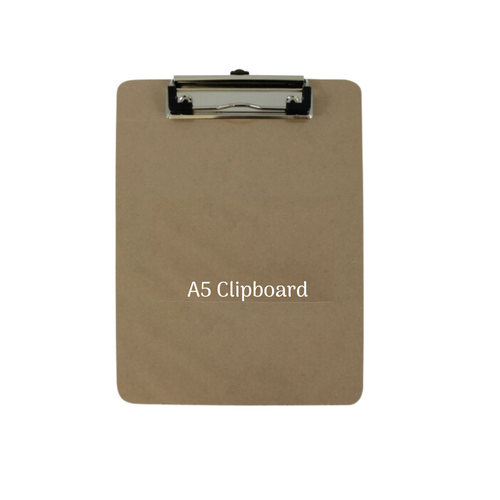 Writer A5 Clipboard Masonite Flat Wire Clip - 45885