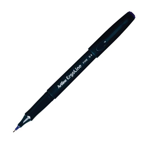 Artline 3400 Ergoline Fineliner Pen 0.4mm BLUE 134003 - 12 Pack