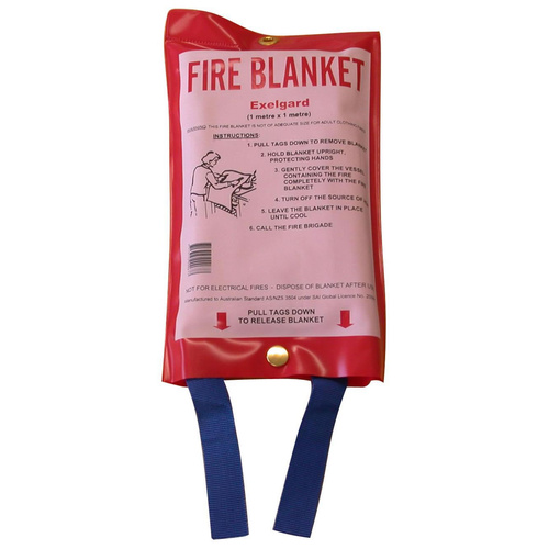 Bantex Fire Blanket 1m x 1m Pull Down Tags