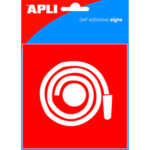 Apli Self Adhesive Signs FIRE HOSE - 1 Pack 
