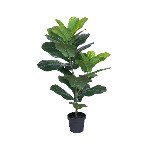 Artificial Potted Faux Fiddleleaf Fig Tree Plant - 80cm