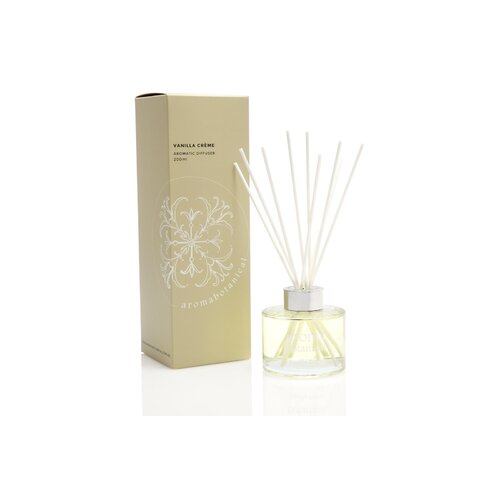 Aromabotanical Glass Aromatic Diffuser 200ml - Vanilla Creme