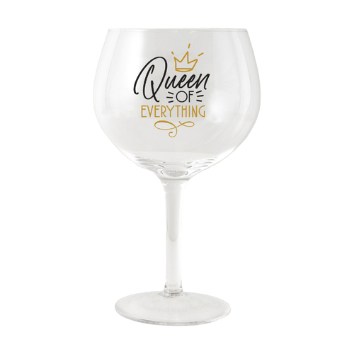 Sip Celebration Balloon Glass - Queen Of Everything