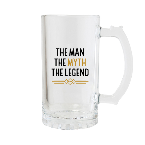 Sip Celebration Beer Glass - The Man The Myth The Legend