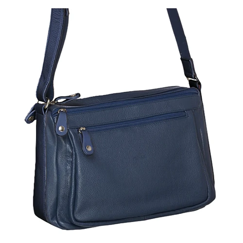 Milleni Ladies Nappa Leather Cross-Body Bag NL 9426 - Navy