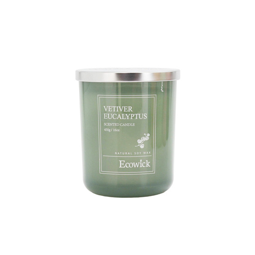 Wick2Ware Soy Candle Jar 450g - Vetiver Eucalyptus