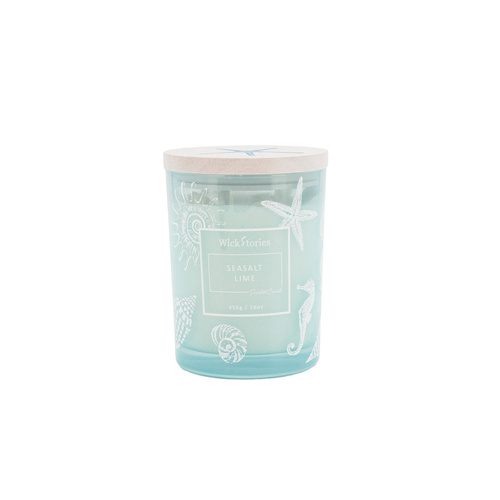 Wick2Ware Soy Candle Jar 450g - Sea Salt & Lime