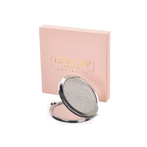 Luxury Compact Mirror - Silver