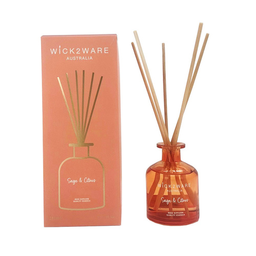 Wick2Ware Reed Fragrance Diffuser 230ml - Sage & Citrus