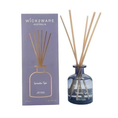Wick2Ware Reed Fragrance Diffuser 230ml - Lavender Spa