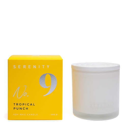 Serenity Soy Wax Candle 300g No.9 - Tropical Punch