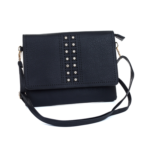 Ladies Fashion Hand Bag 27x19cm - Black