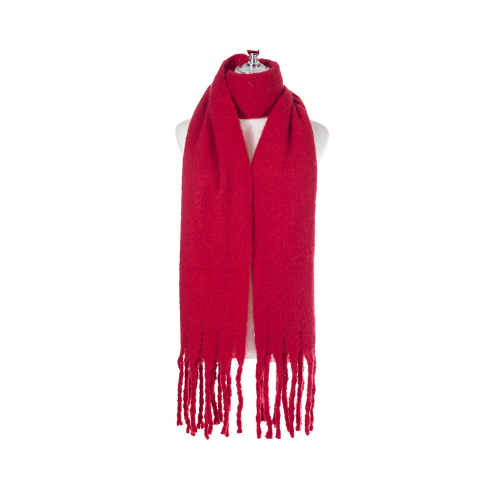 Scarf Winter Scarf Cosy Red Scarf - SC1209-2