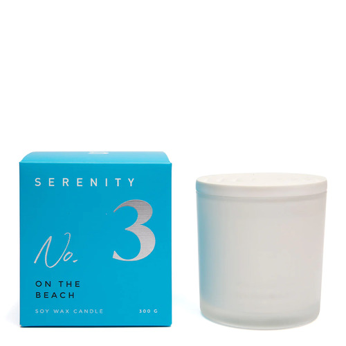 Serenity Soy Wax Candle 300g No.3 - On The Beach