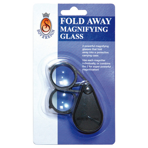 Sovereign Fold Away Magnifying Magnify Glass