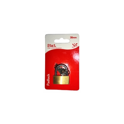 Stat Brass Padlock And Keys Lock - 30mm