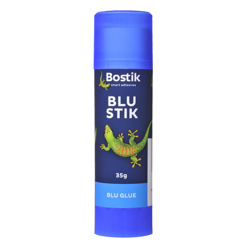 Bostik BLUE STICK Glue 35gm Acid Free Dries Clear