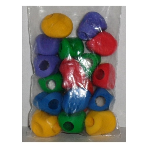 Stetro Moulded Pencil Grips Assorted Colours - 20 Pack