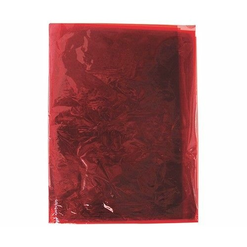 Colourful Cello Cellophane Wrap 750 x 1000mm 25/Pack - RED