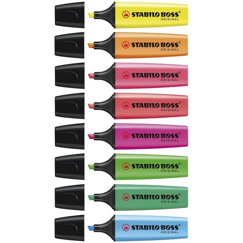 Stabilo Boss Highlighter Assorted Colours - 8 Pack
