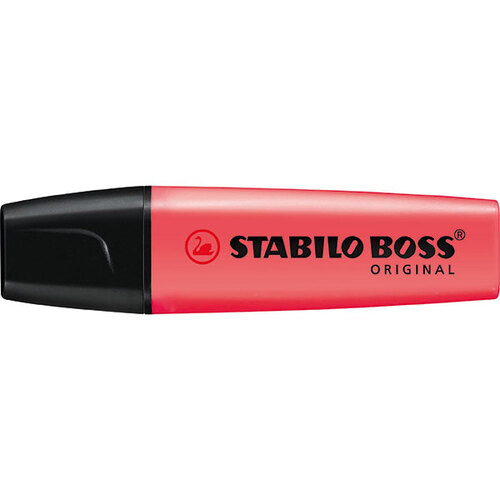 Stabilo Boss Highlighter Red 71324 - 10 Pack
