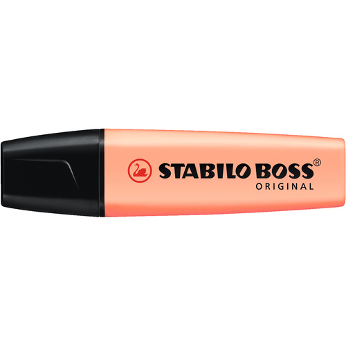 Stabilo Boss Highlighter Pastel Creamy Peach 49632 - 10 Pack