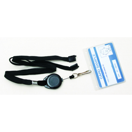 Kevron Lanyard and Reel for ID Cards Breakaway - 25 pack