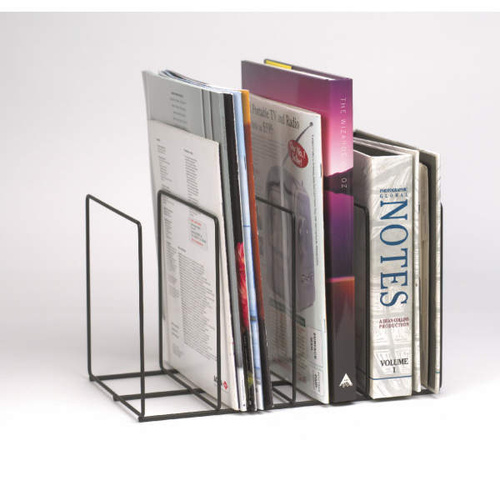 Marbig 4 Slot Wire Book/Magazine Rack Holder Desk Organiser For Office And Home