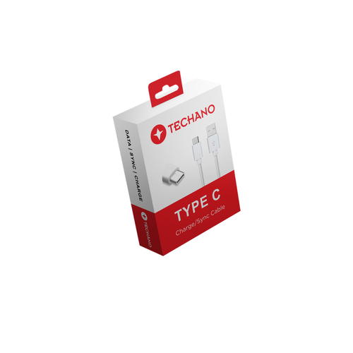 Techano USB-A to USB-C Charge/Sync Cable