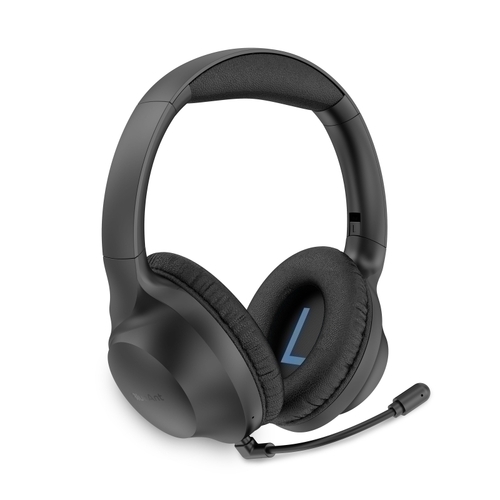 BlueAnt TalkX Headphones WFH Wireless Headset With Microphone BATALKXBK - Black
