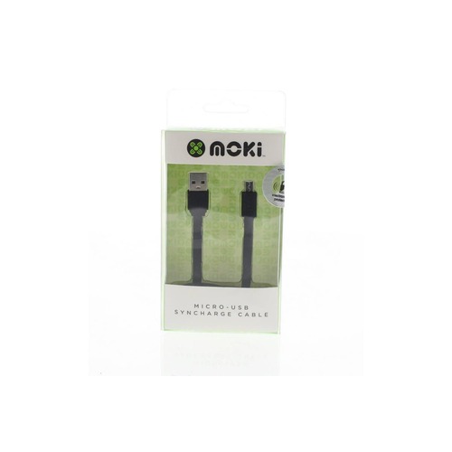 Moki Micro-USB Syncharge Cable - Black