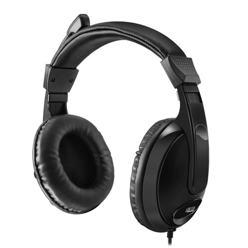 Adesso XTream H5 Multimedia Headphone / Headset With Microphone - Black