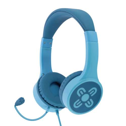 Moki ChatZone Headphones And Boom Microphone Wired - Blue