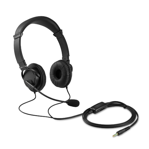 Kensington Headphones Hi-Fi With Microphone and Volume Control Black - K33597WW