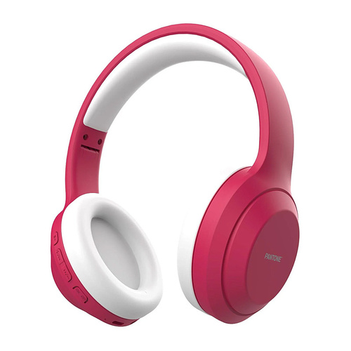 Pantone Bluetooth Wireless Headphone With Microphone PT-WH011R - Red