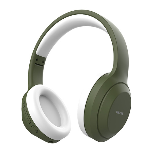 Pantone Bluetooth Wireless Headphone With Microphone PT-WH011E - Khaki Green