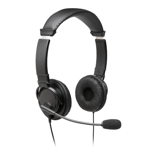 Kensington Hi-Fi Headphones With Microphone Black - 97603