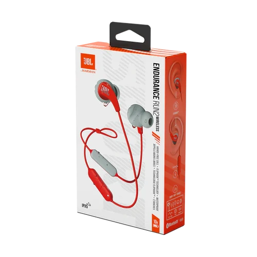 JBL Endurance Run 2 BT In-Ear Headphones – Coral