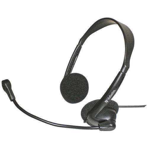 Verbatim Multimedia Headset with Microphone Wired - 41646