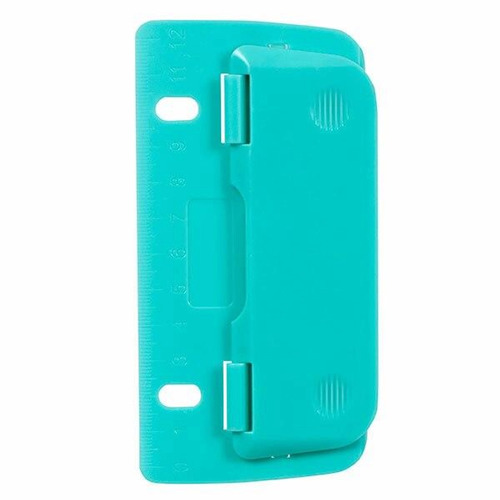 Colourhide Bindermate Hole Punch 2 Hole For Ring Binder & Lever Arch Files 6 Pack - Aqua