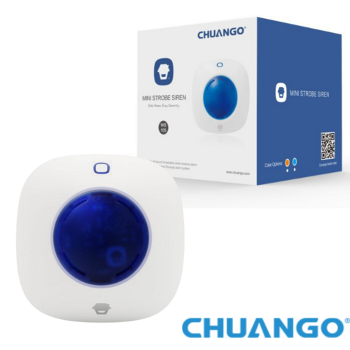 Chuango WS-105 Wireless Indoor Mini Mains Powered Strobe Siren Home Security