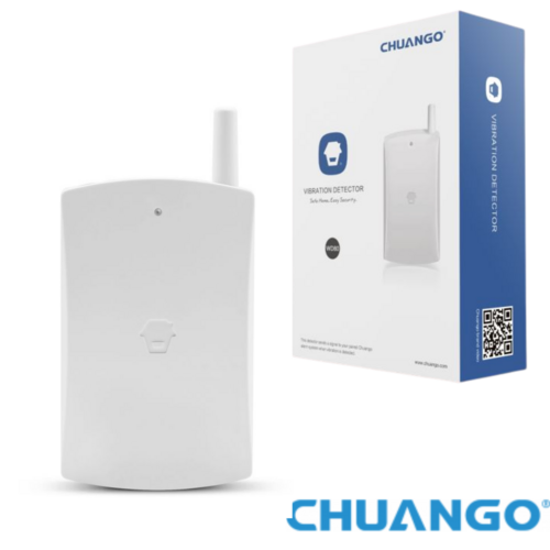 Chuango WD-80 Wireless Vibration Sensor for Home or Commercial Security Alarm