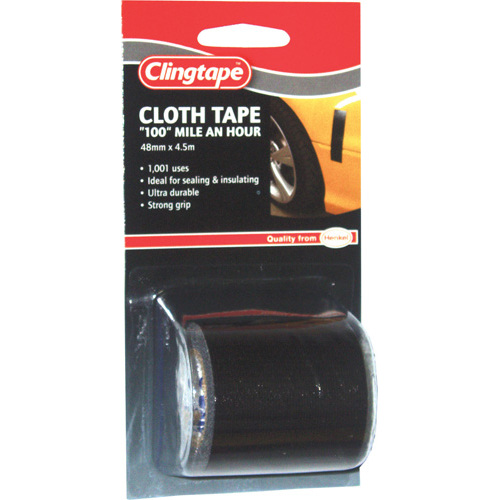 Cling Book Binding Repair Tape 36mm X 4.5m Ultra Durable - Black