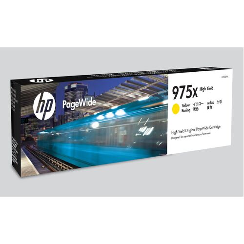 HP 975A Original PageWide Ink Cartridge - Yellow