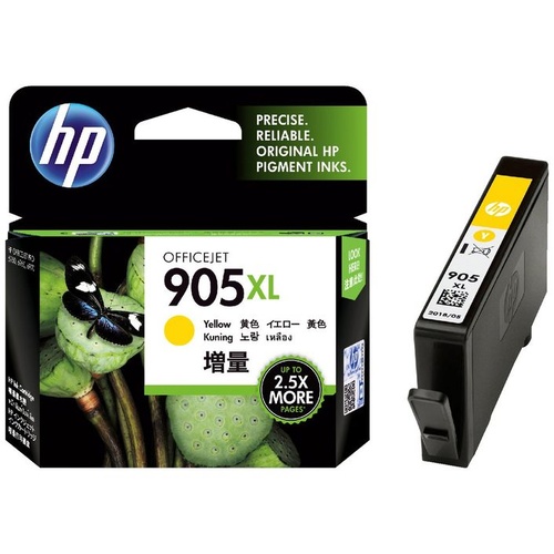 HP 905XL Genuine Ink Cartridge High Yield - YELLOW